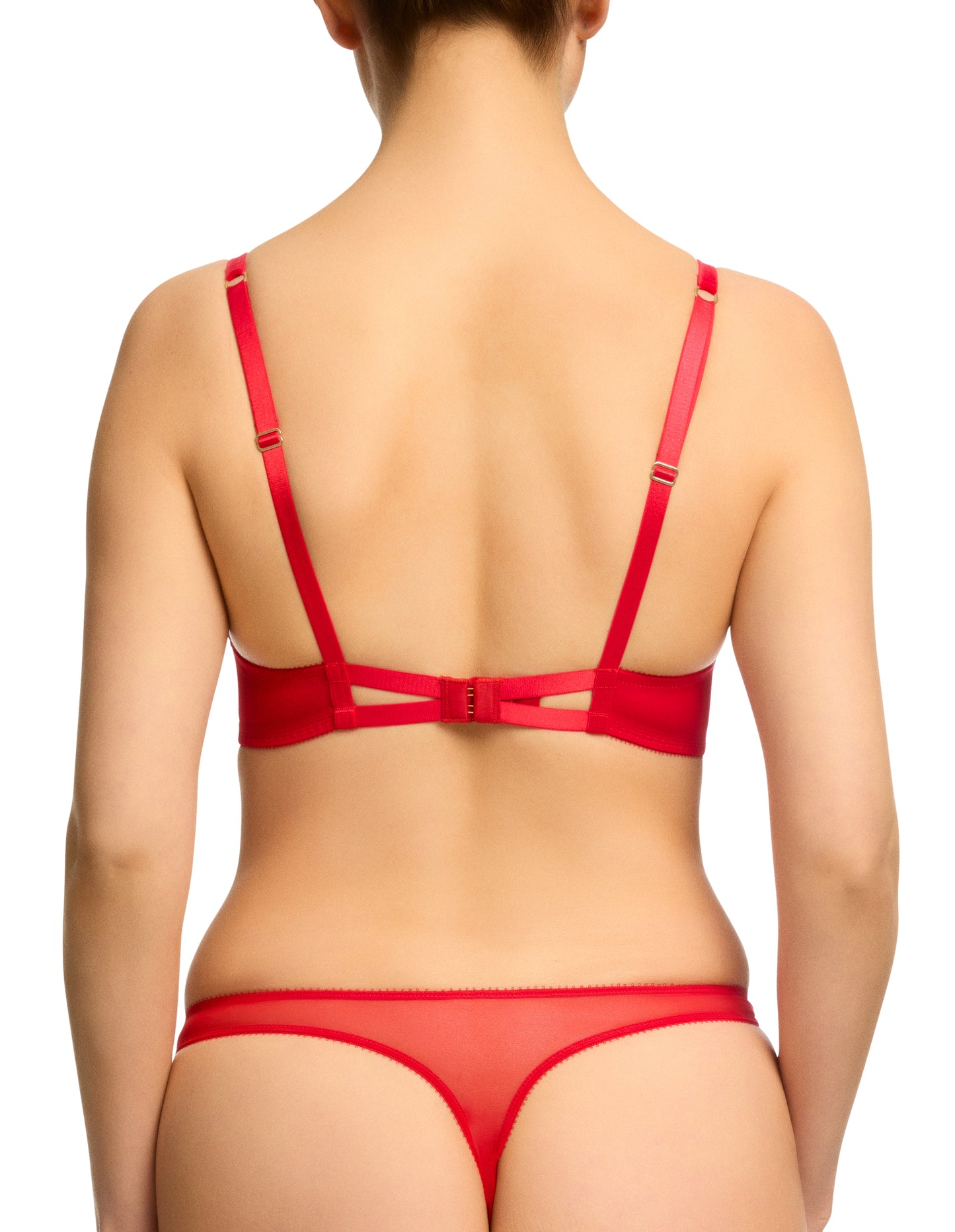 Vedette In Flame Red Balconette Bra By Dita Von Teese - 32-38 B-F (UK)
