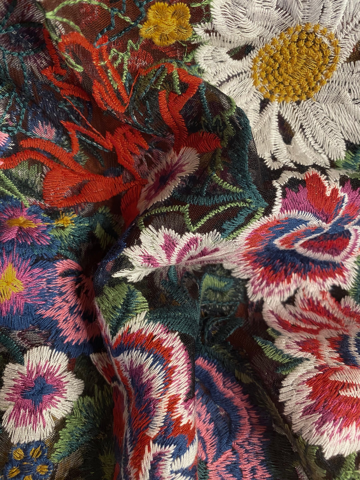 Floral Embroidery Underwire Bodysuit By Kilo Brava  - S-XXXL