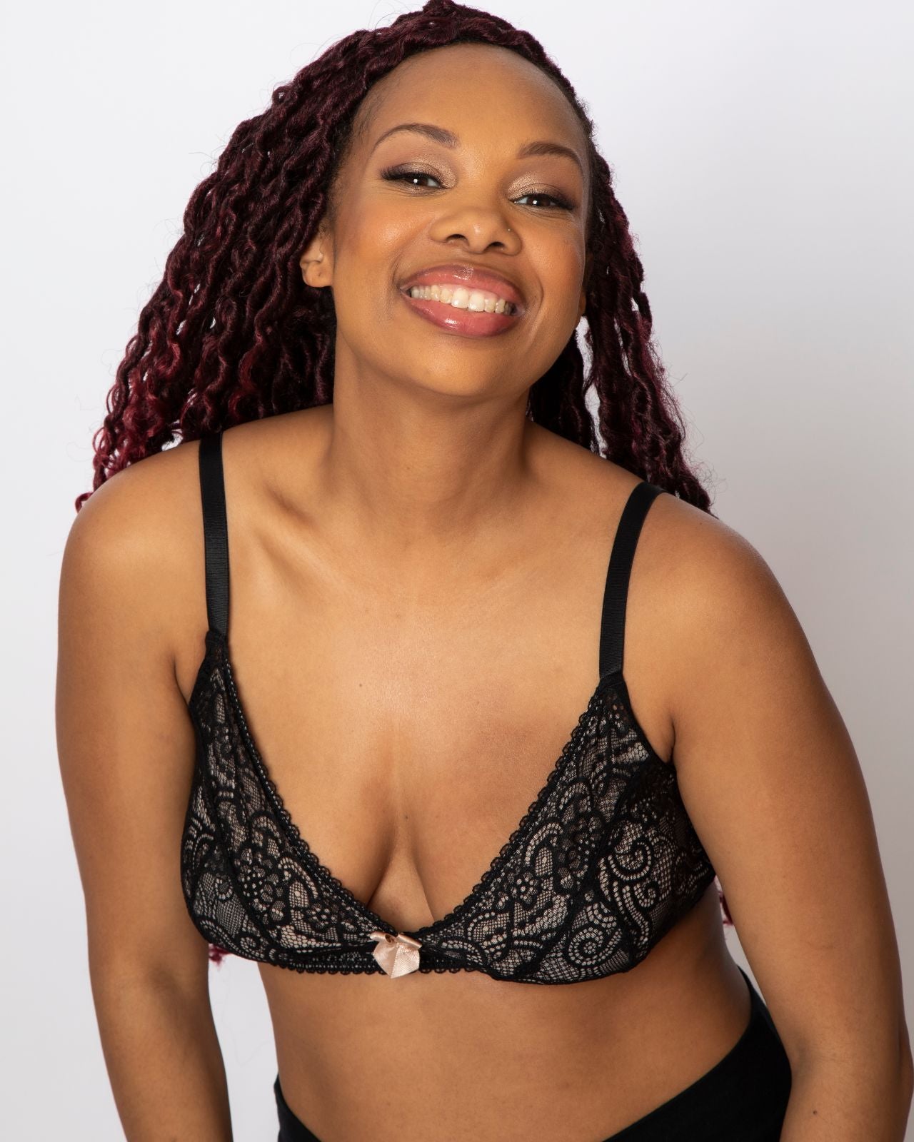 Leslie Leisure Bra in Black (pocketed) By AnaOno - XS-3X