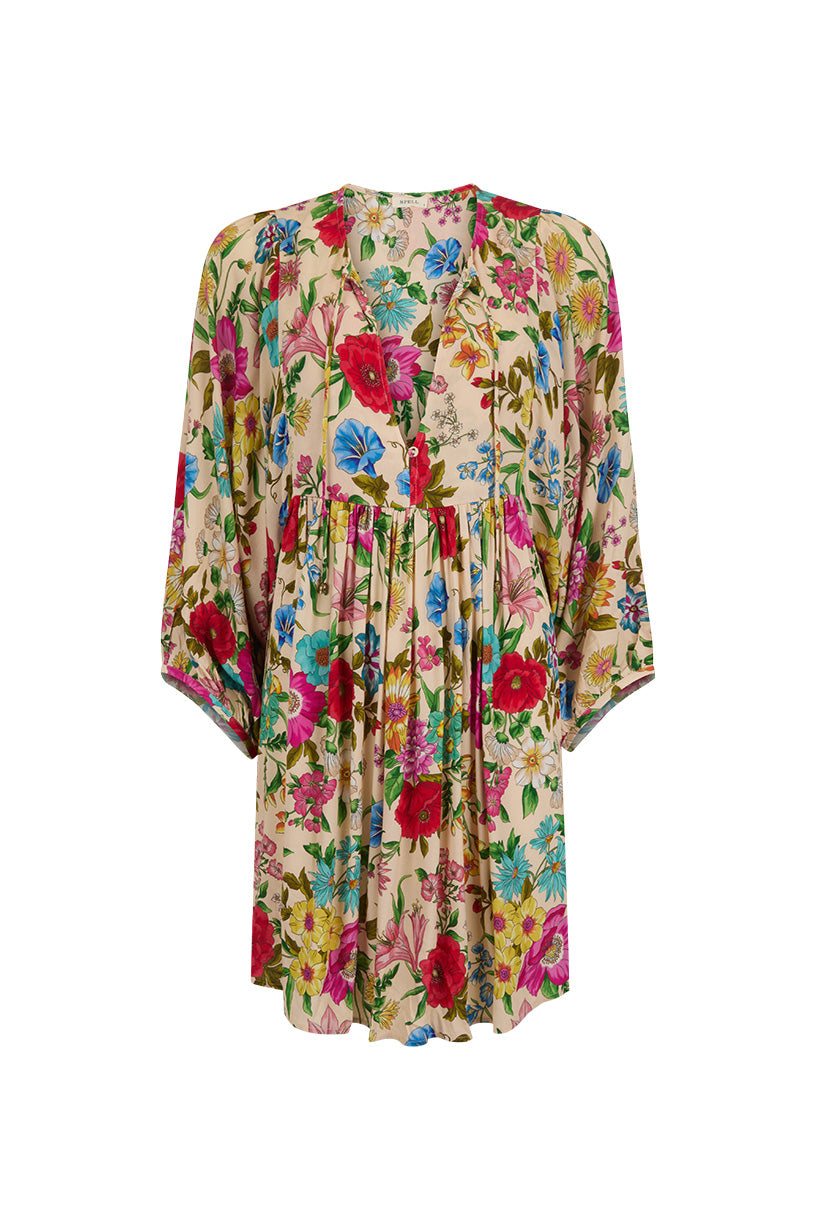 Valley of the Dolls Boho Mini Dress by Spell in "Vegan Silk" - XS-3X (+)