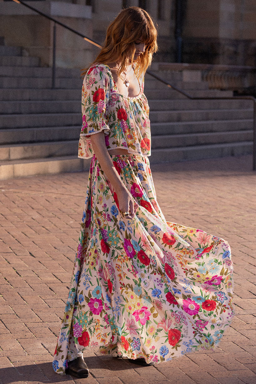 Valley of the Dolls Skirt by Spell in "Vegan Silk" - XS-3X (+)