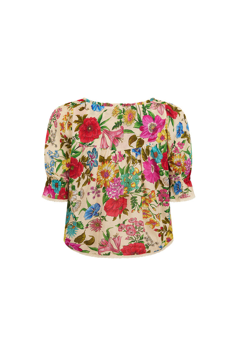 Valley of the Dolls Short Sleeve Blouse by Spell - XS-3X