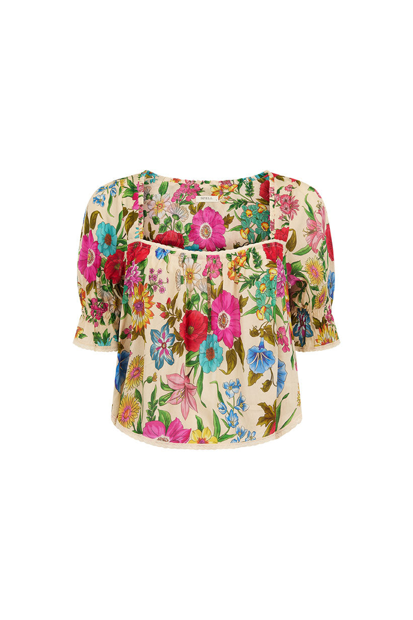 Valley of the Dolls Short Sleeve Blouse by Spell - XS-3X