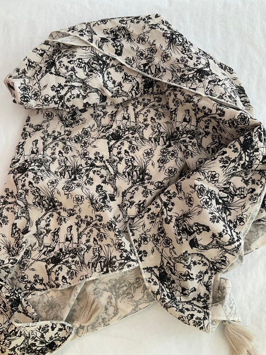 Afternoon Delight Large Scarf in 100% Cotton By Only Hearts Lingerie