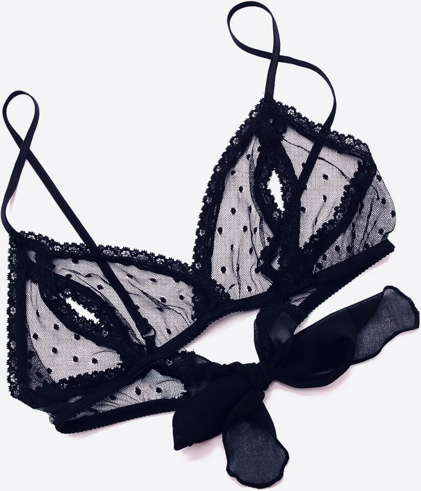 Coucou Lola Bralette By Only Hearts in Midnight - S-L