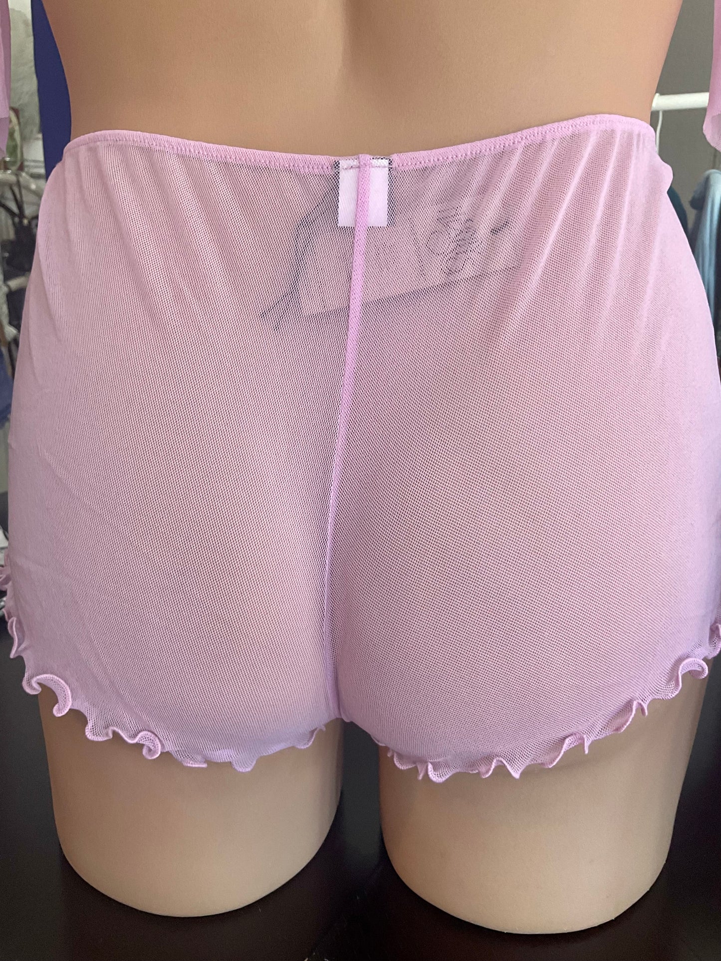 Pamela Shorts in Pink Moon Tulle By Only Hearts - XS-XL