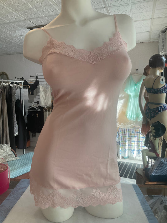 So Fine Lace Bamboo Chemette in Pink Petal By Only Hearts -S-XL