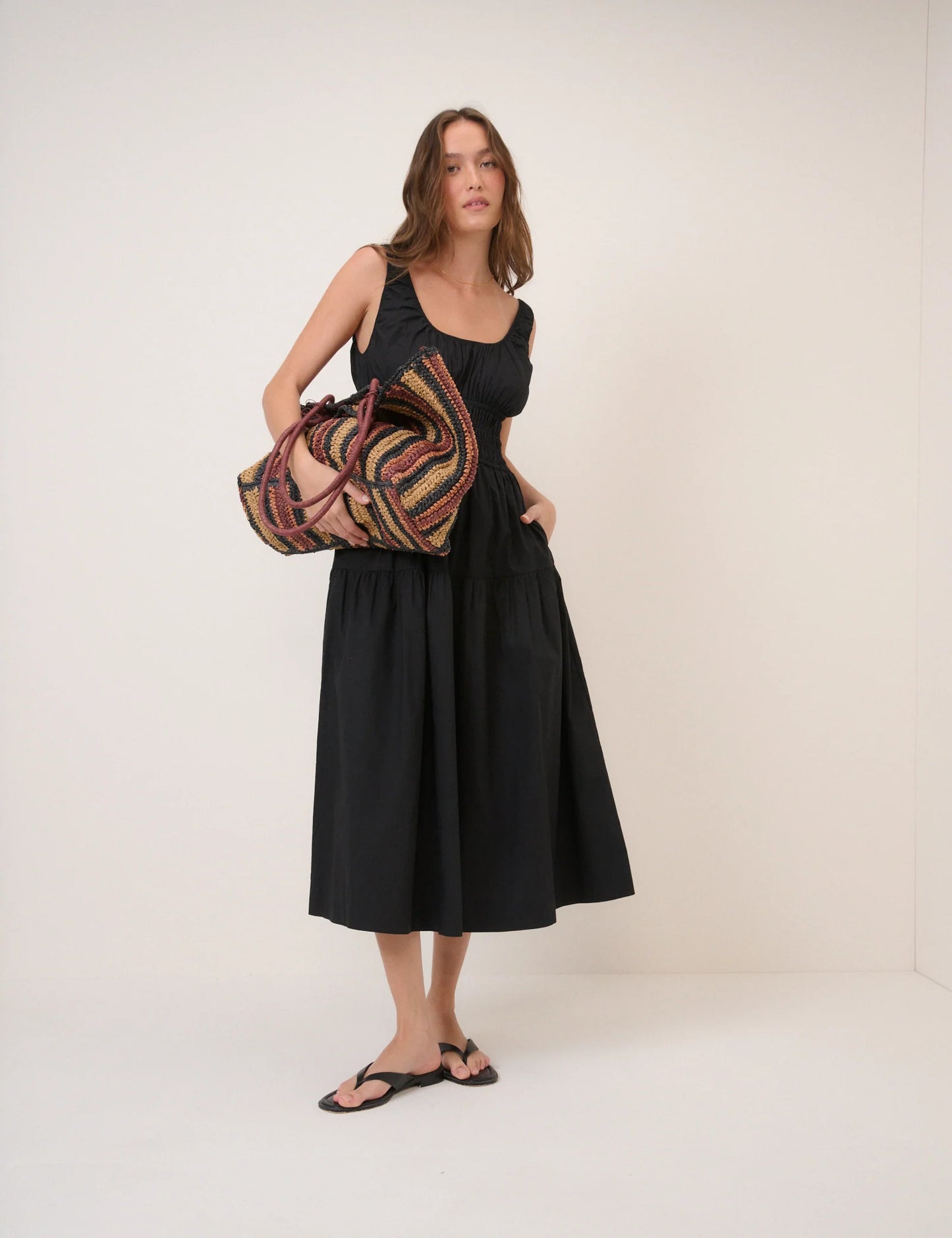 Juliette Organic Cotton Midi Dress - sizes 2-14 ++ (US)