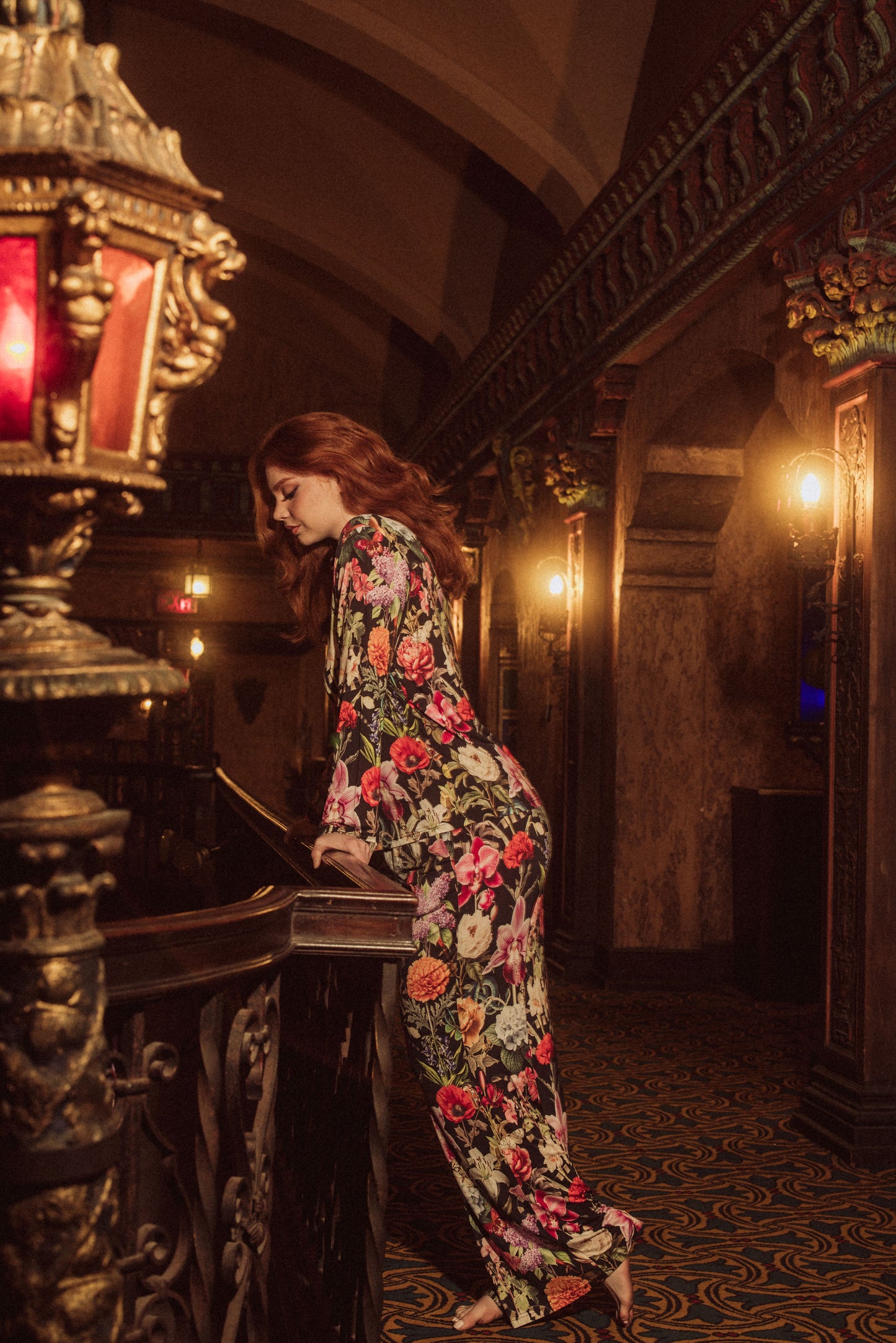 Renaissance Floral Long Sleeve PJ set in modal By Kilo Brava - S-XXXL