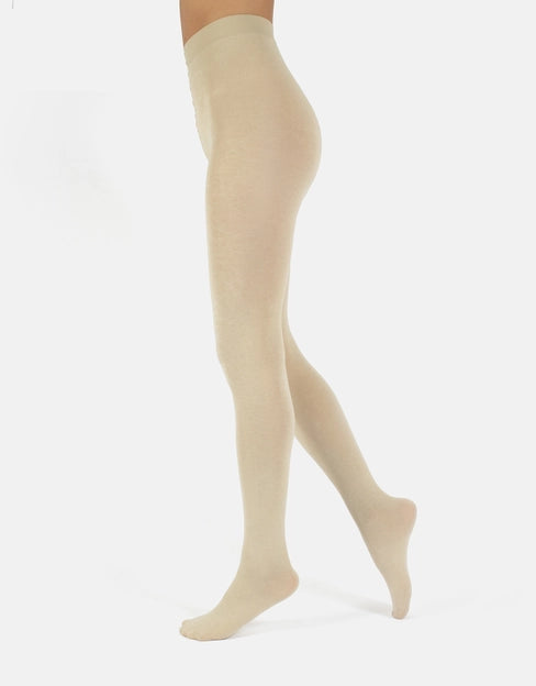 Cashmere Blend 150 DEN tights in Oyster - S-4X