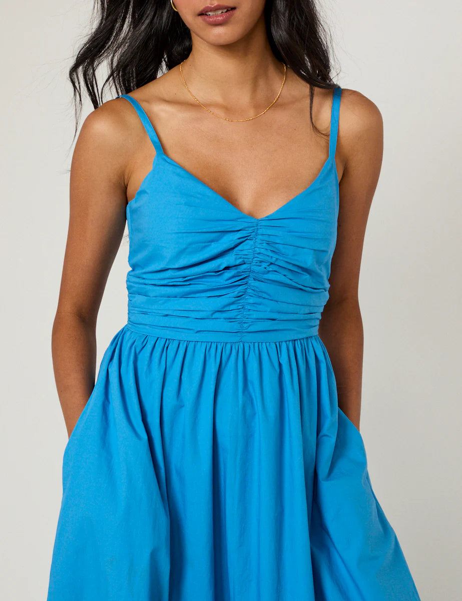 Paige Organic Cotton Maxi Dress in Cobalt - sizes 2-14 ++ (US)