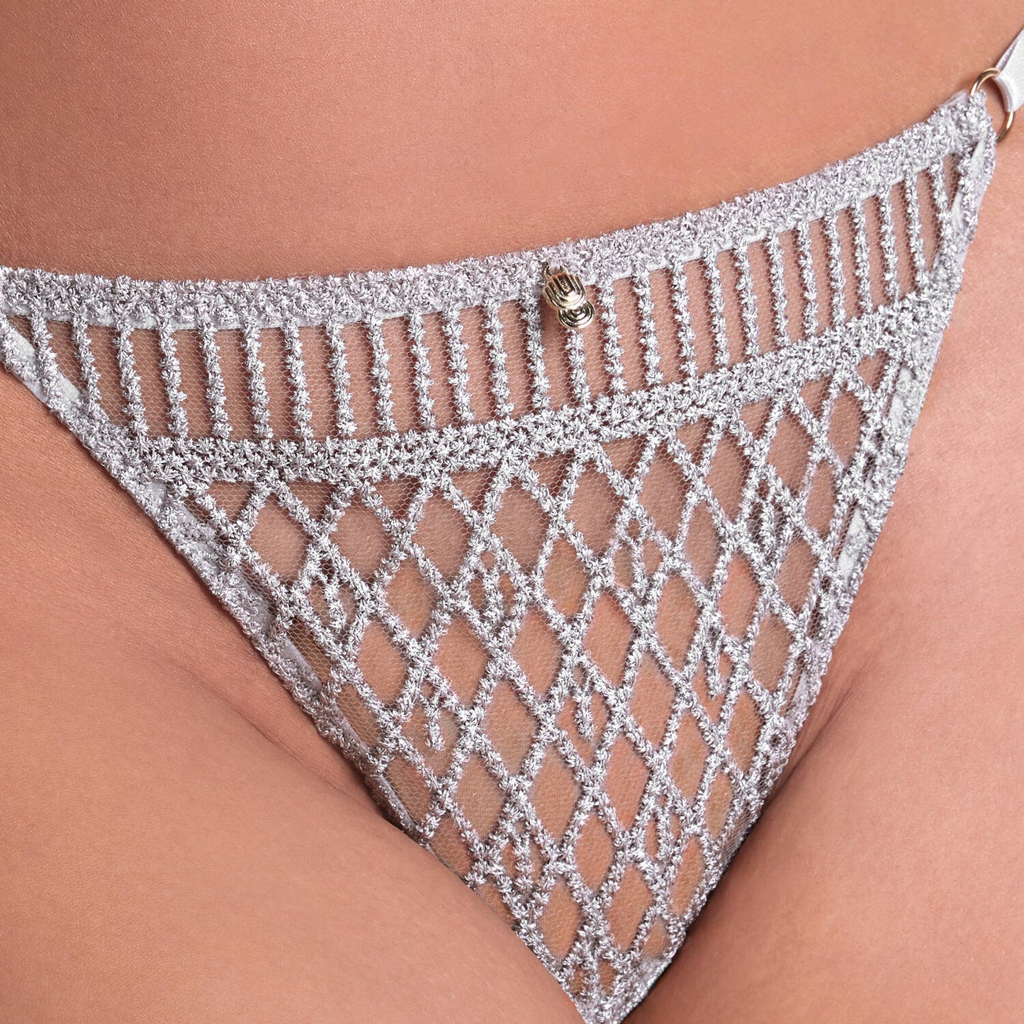 Stardust Dream Tanga in Cosmos Silver By Aubade - XS-XXL