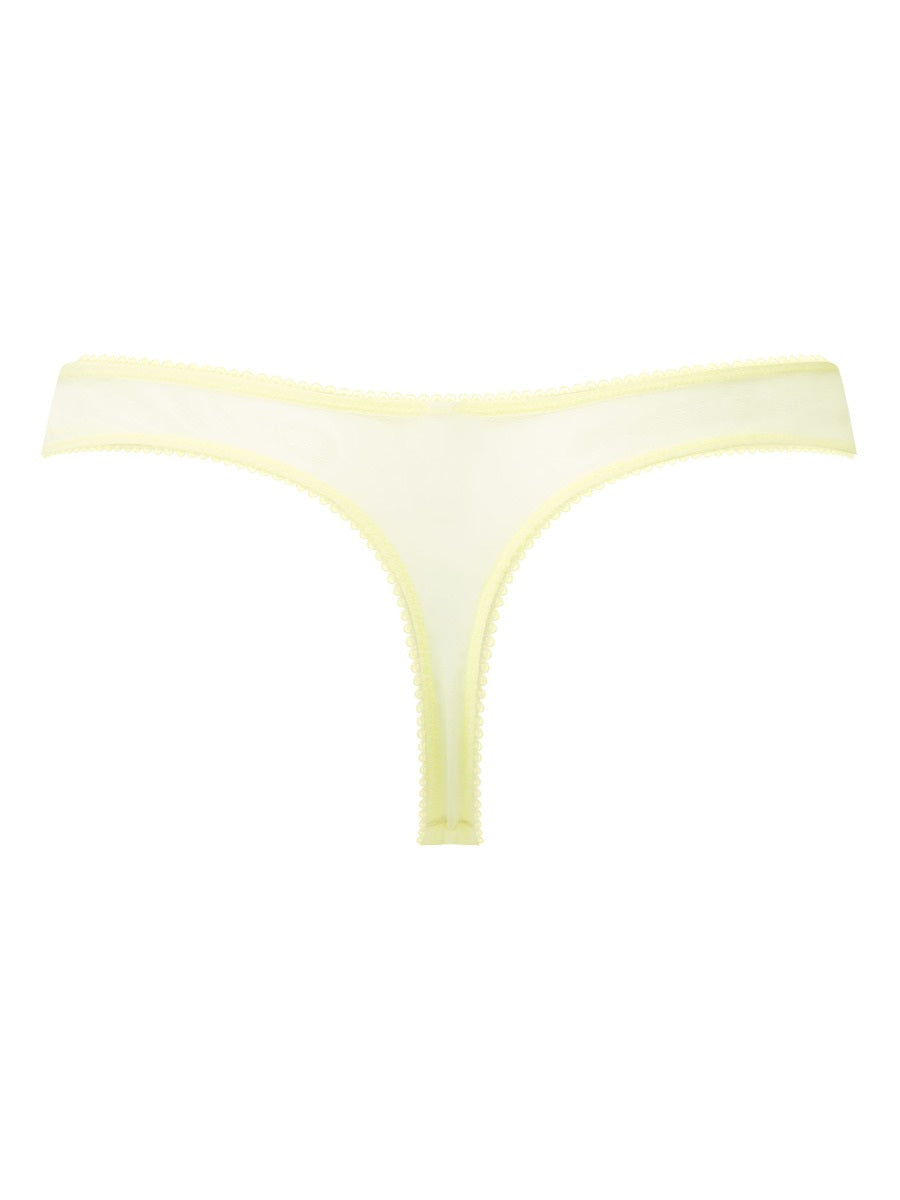 Superboost Lace Thong In Lemon By Gossard- XS-XL