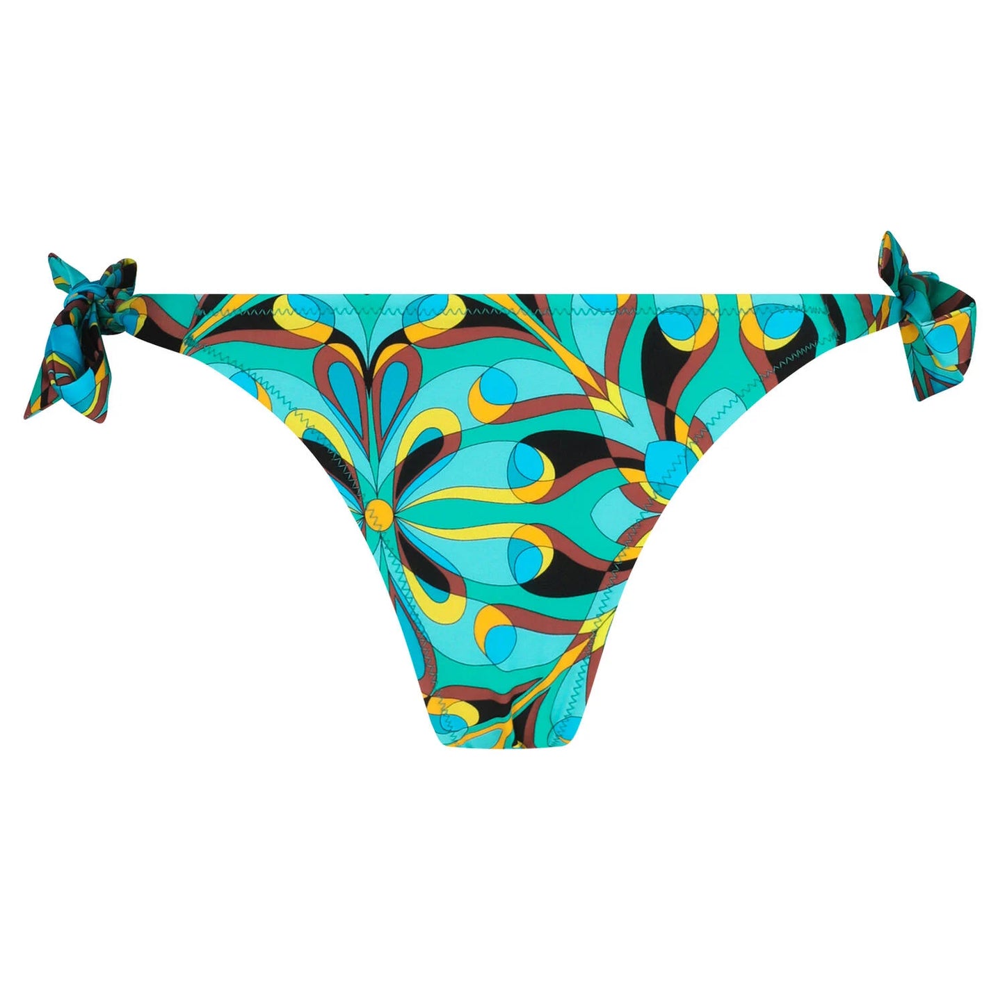 La Psychédélique Tie Side Bikini Bottom By Antigel - S-XL