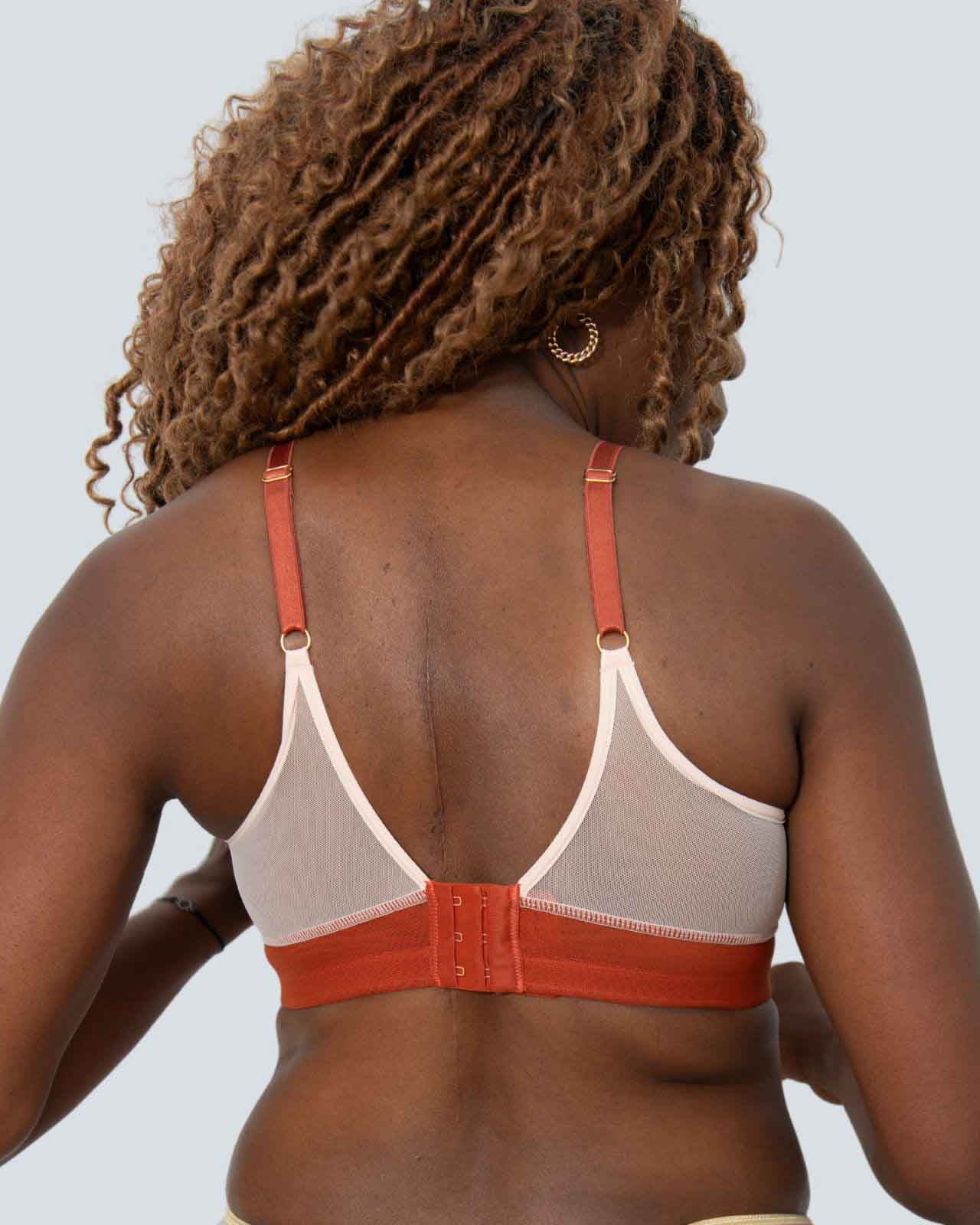 Victoria Mesh Keyhole Bralette (pocketed) By AnaOno - S/32-XXL/40