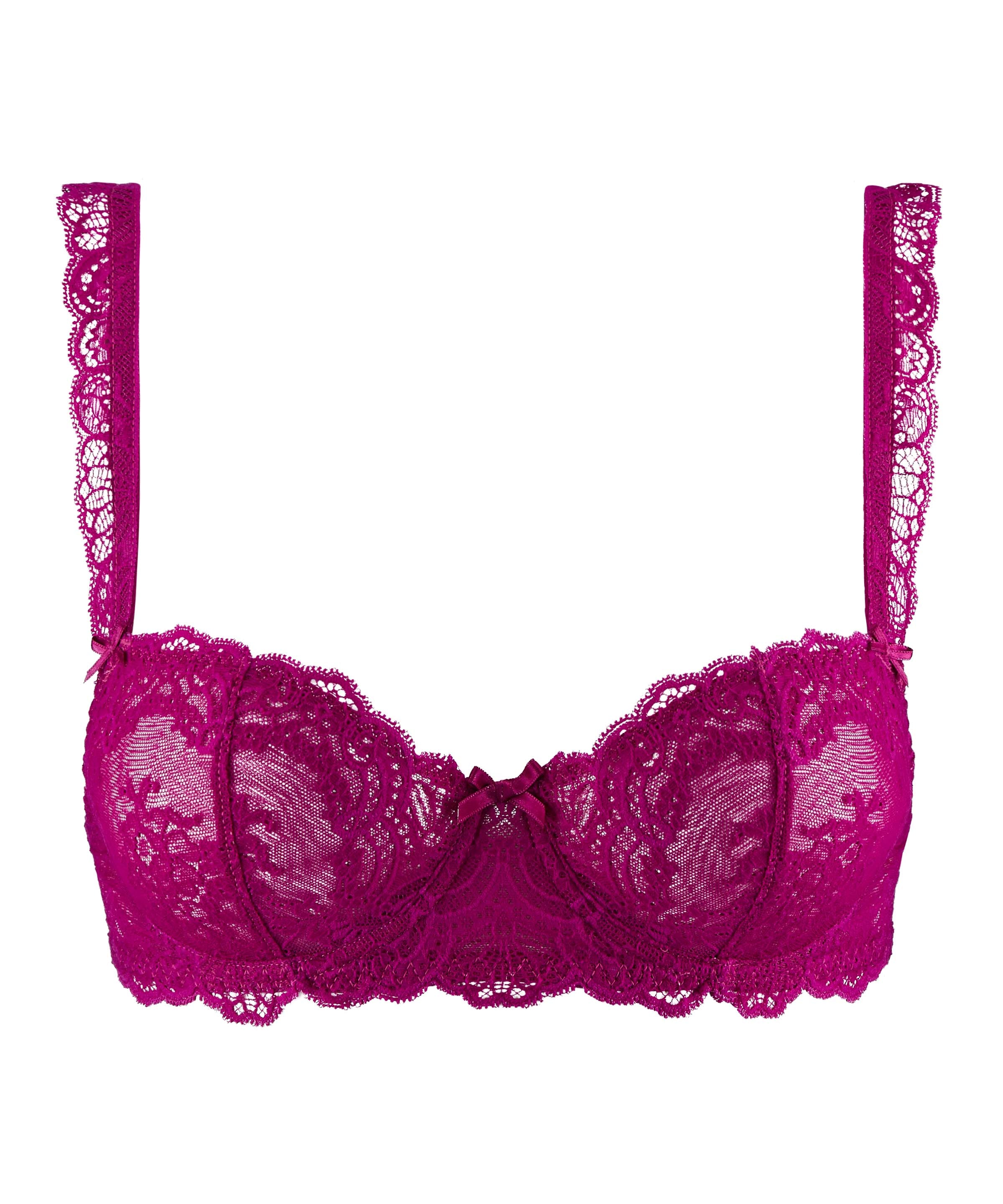 Dans Des Sens Half Cup Bra in Pink Pulsion By Aubade 30 40 B G