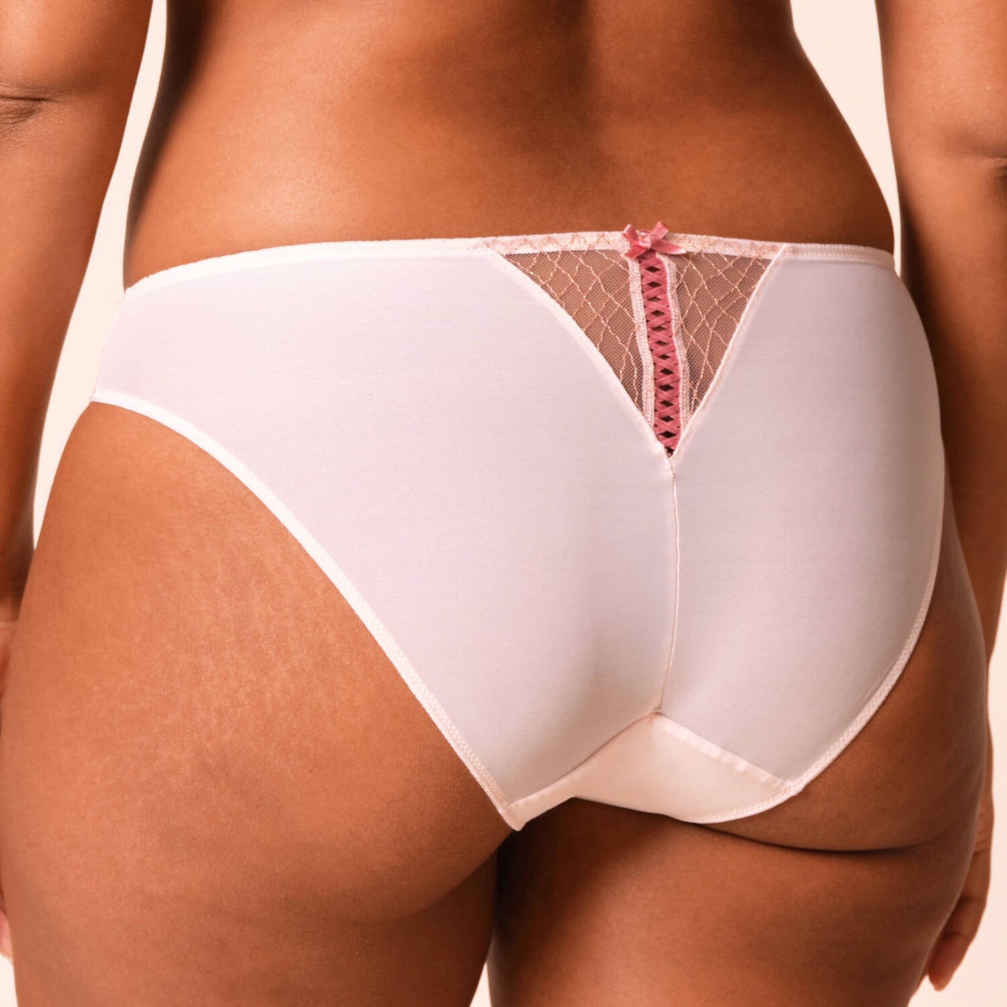 Lacage Bikini Brief in Rose Pink By Gossard- XS-XXL