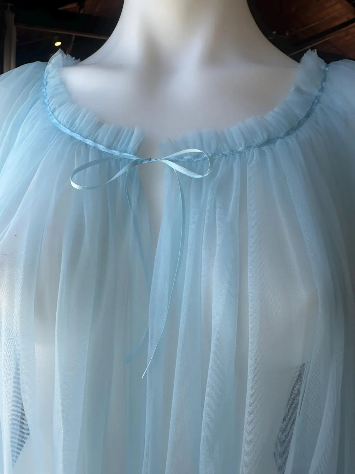 Sabrina Special Mini Babydoll Robe in Baby Pink, Blue, Yellow & Lilac By Dottie's Delights - XS-5X