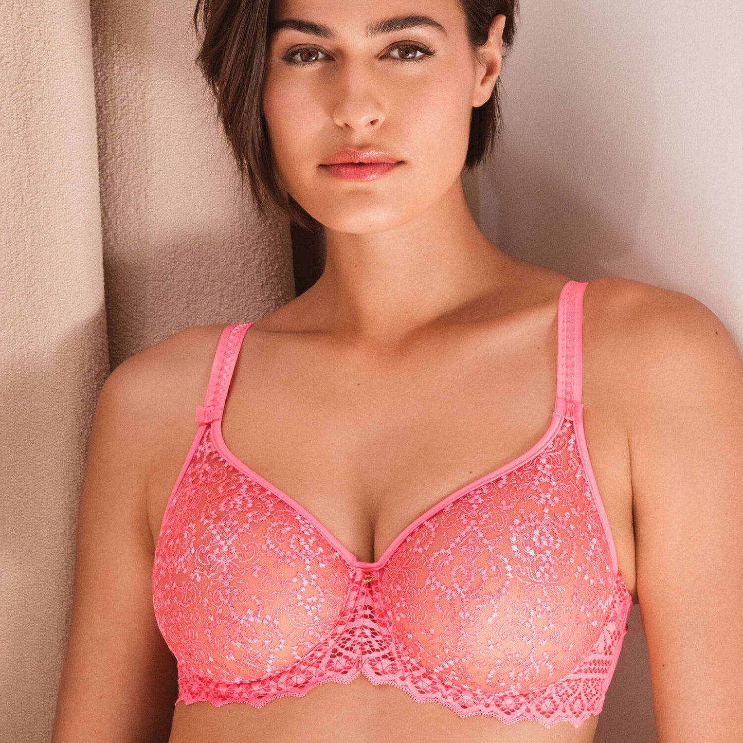 Cassiopée T-shirt Bra in Electric Pink By Empreinte - 30-42 D-H (EURO)