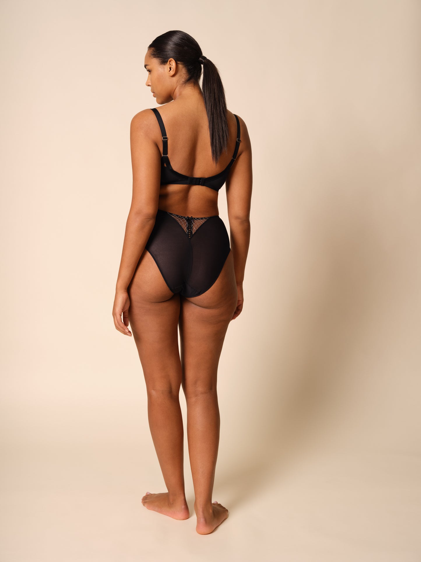 Lacage High Waisted Brief in Black By Gossard- XS-XXL