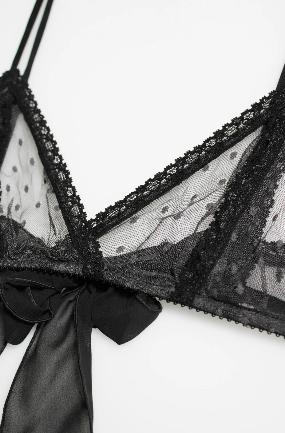 Coucou Lola Bralette By Only Hearts in Black - S-L