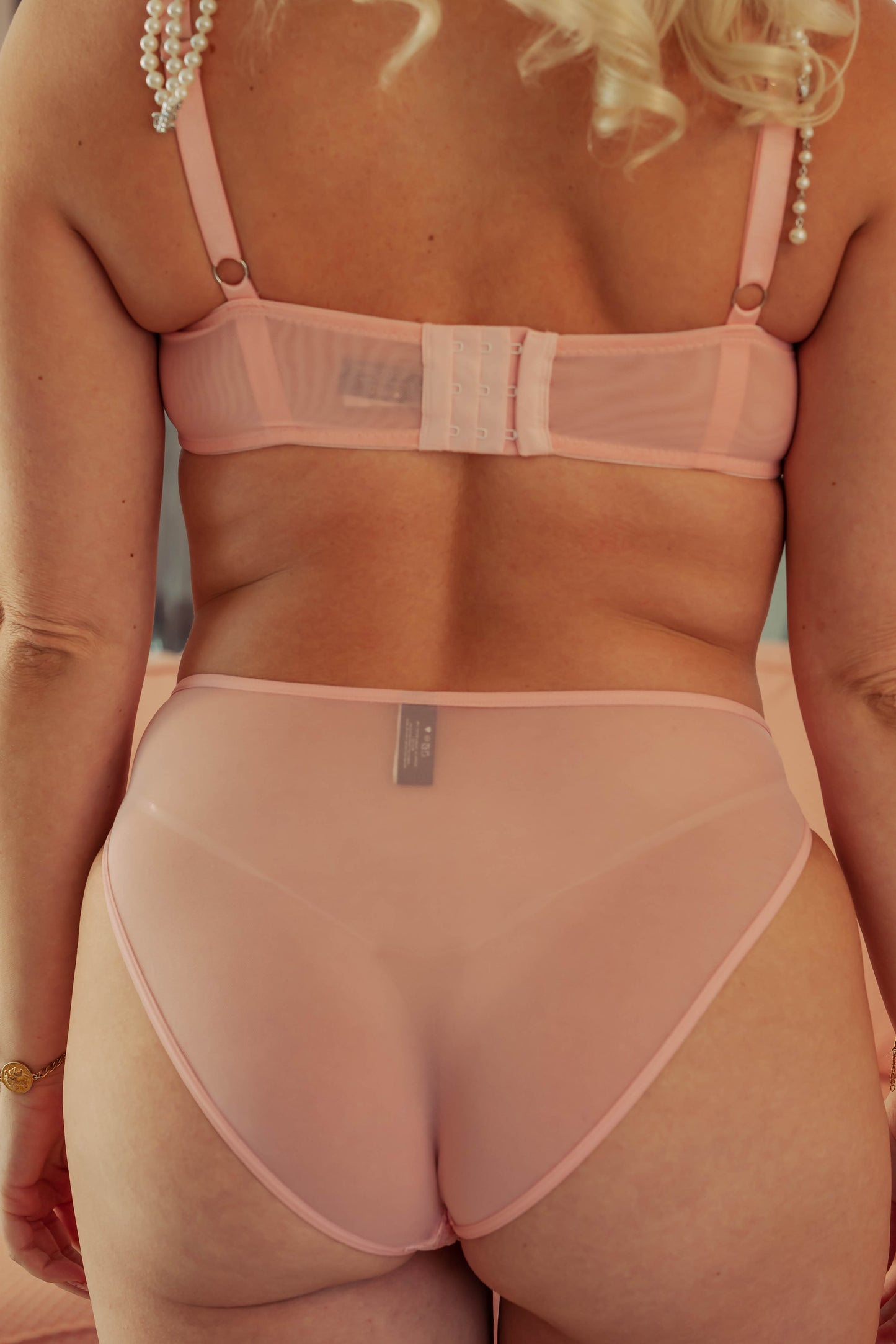Pink Lace Underwire Bra By Kilo Brava  - S-XXXL