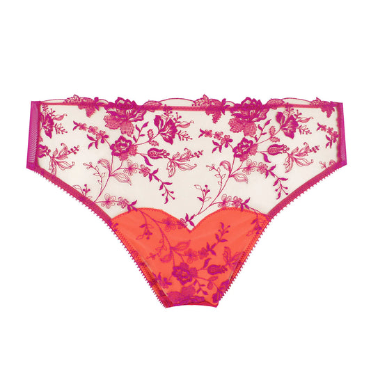 Victress Hi Cut Brief in Rubine By Dita Von Teese Lingerie - XS-XL