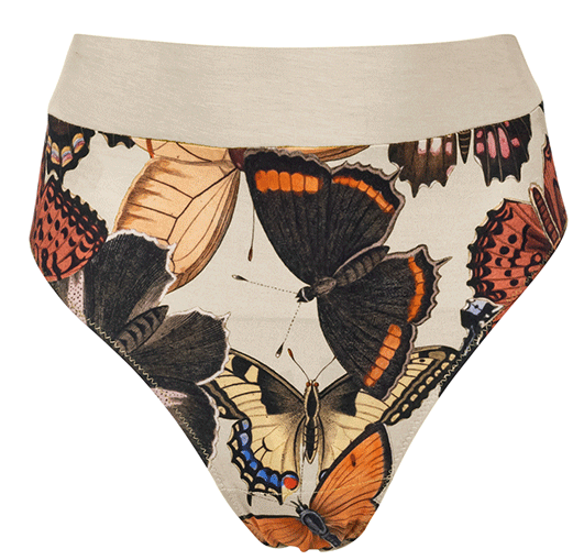 Moths & Butterflies Modal Lounge Brief By Kilo Brava - S-XXXL