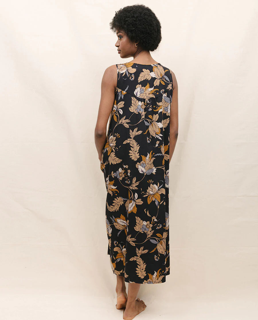 Brixton Floral Print Long Nightdress By Fable & Eve - S-XL