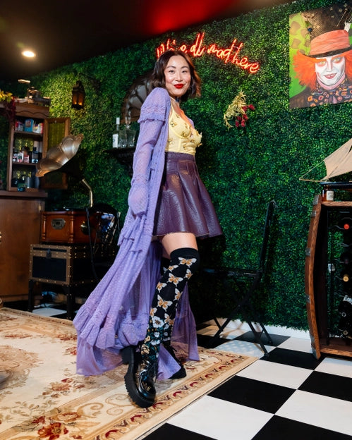 Butterfly Craze Knee High Sock By Sock Candy