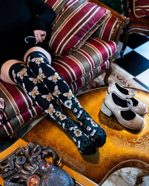 Butterfly Craze Knee High Sock By Sock Candy