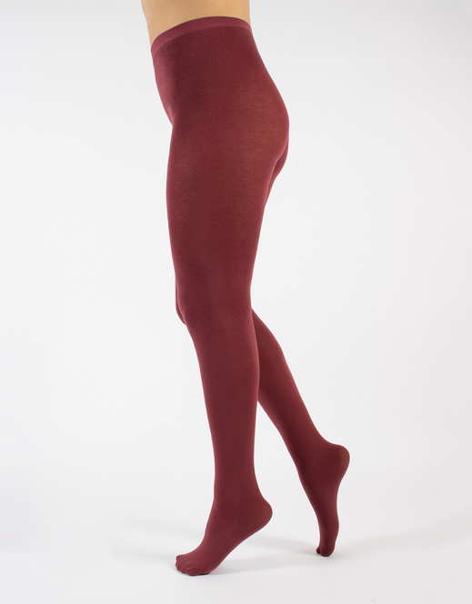 Cashmere Blend 150 DEN tights in Cardinal- S-4X