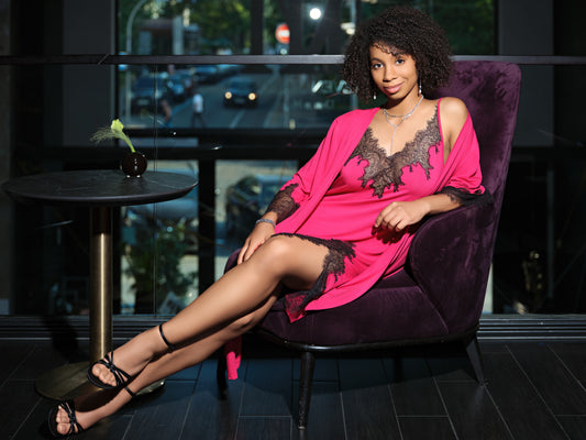 Elegant Enigma Robe By Effetto Lingerie - XS-6X