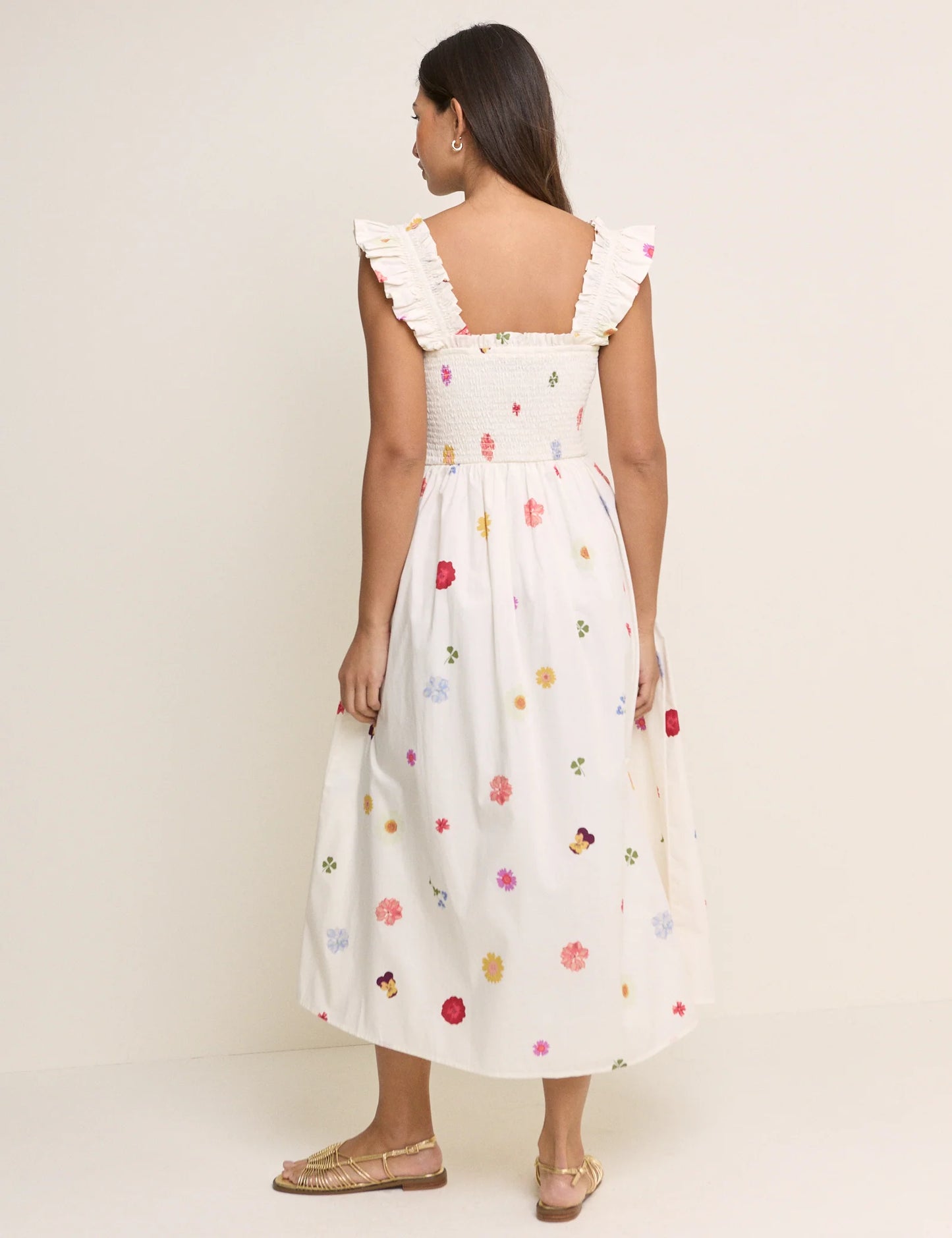 Christina Organic Cotton Floral Midi Dress - sizes 2-14 ++ (US)