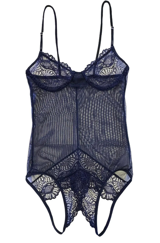 Whisper Sweet Nothings CouCou Bodysuit in Midnight by Only Hearts - S-XL(+)