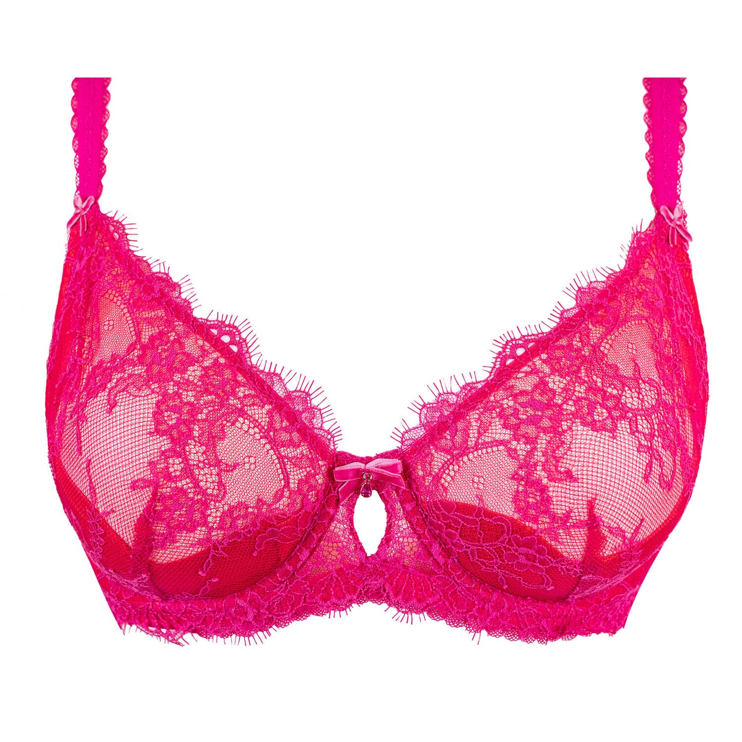 Zsa Zsa Curve Bra in Magenta By Dita Von Teese Lingerie - 38-44 D-FF (UK)