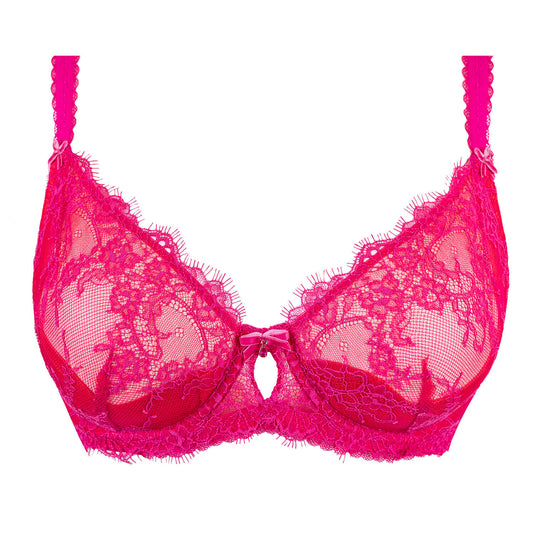 Zsa Zsa Curve Bra in Magenta By Dita Von Teese Lingerie - 38-44 D-FF (UK)