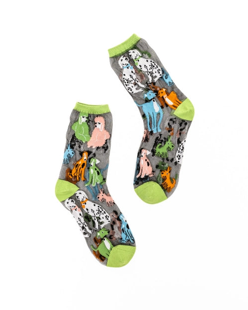 Dopamine Dogs Sheer Sock By Sock Candy