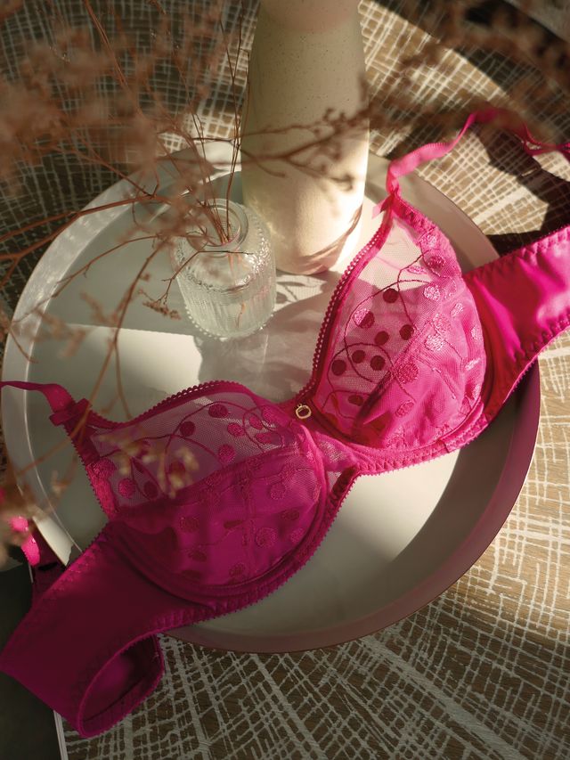 Tess Full Cup Bra in Rose Samba By Empreinte - 44-46 C-G (EURO)