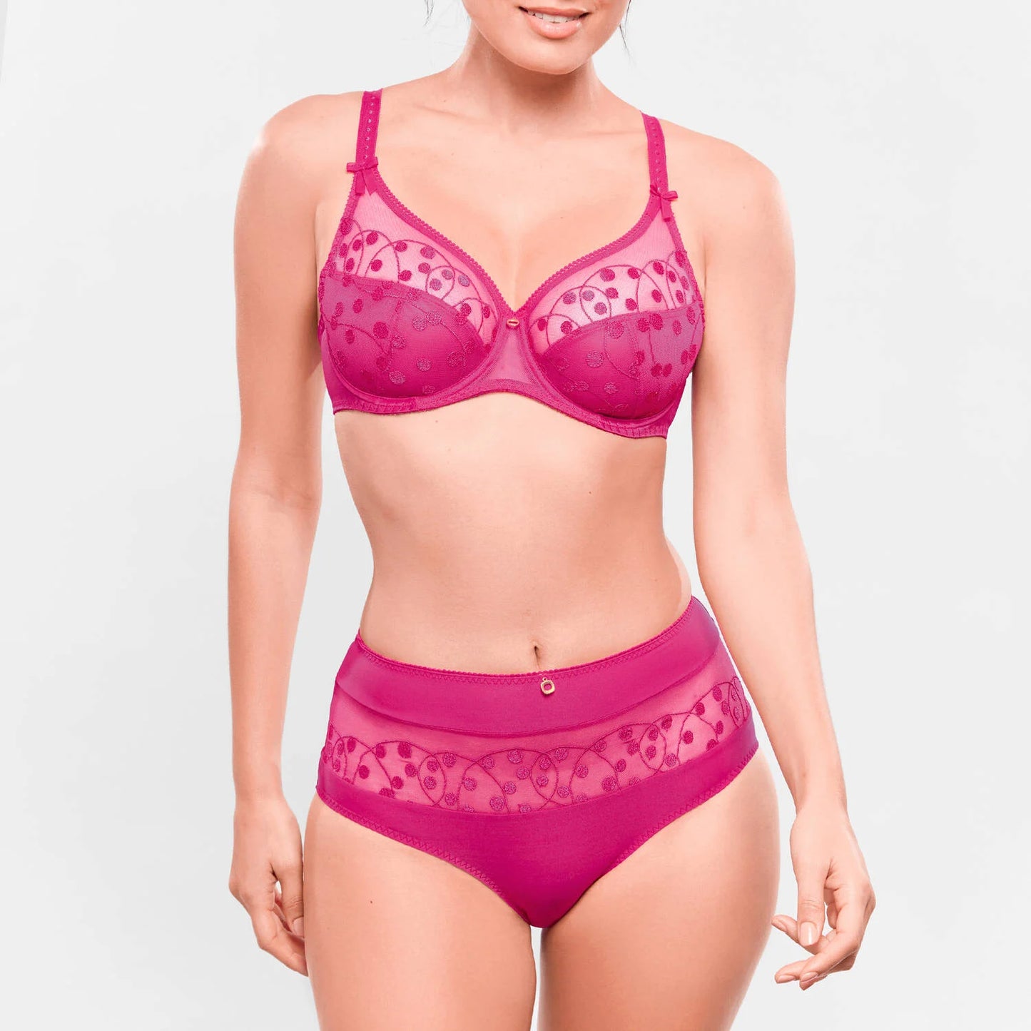 Tess Full Cup Bra in Rose Samba By Empreinte - 44-46 C-G (EURO)