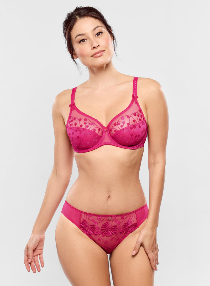Tess Full Cup Bra in Rose Samba By Empreinte - 44-46 C-G (EURO)