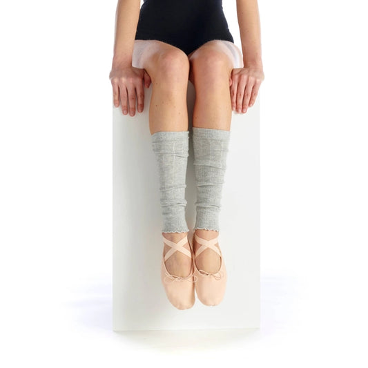 Cashmere Leg Warmers in Grey By Fil De Jour