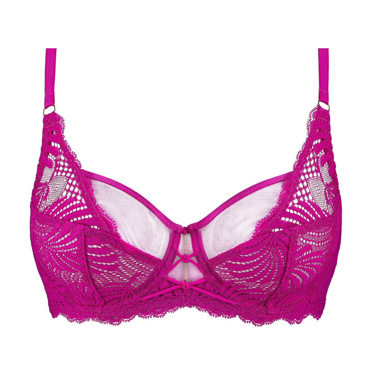 Rythym Of Desire in Radiant Pink Full Cup Bra By Aubade - 30H, 34H + 36H