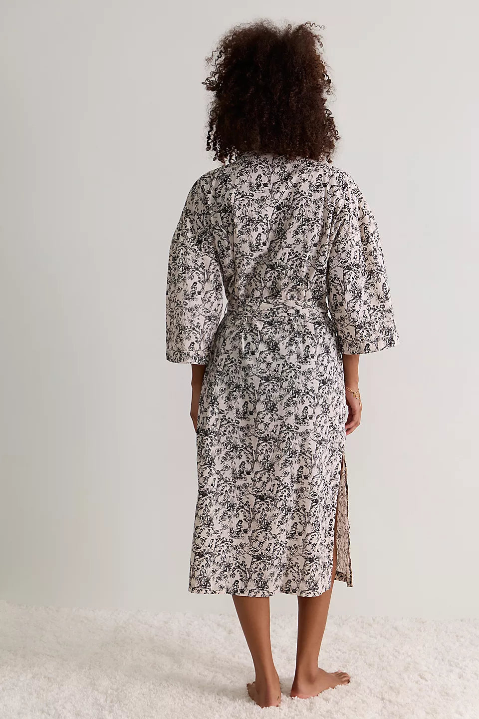 Afternoon Delight Kimono Robe in 100% Cotton By Only Hearts Lingerie - S-L (++)