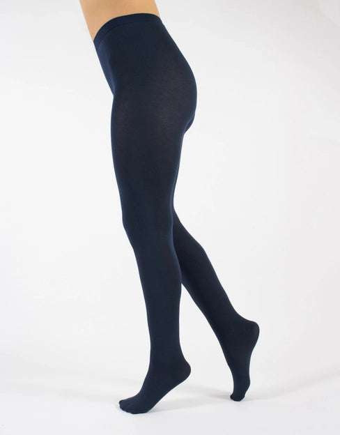 Cashmere Blend 150 DEN tights in Navy S-4X