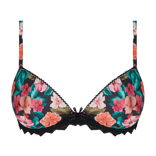 Parfum De Kerala (Bain De Fleurs) Padded Contour Bra By Antigel - 34A + 36B