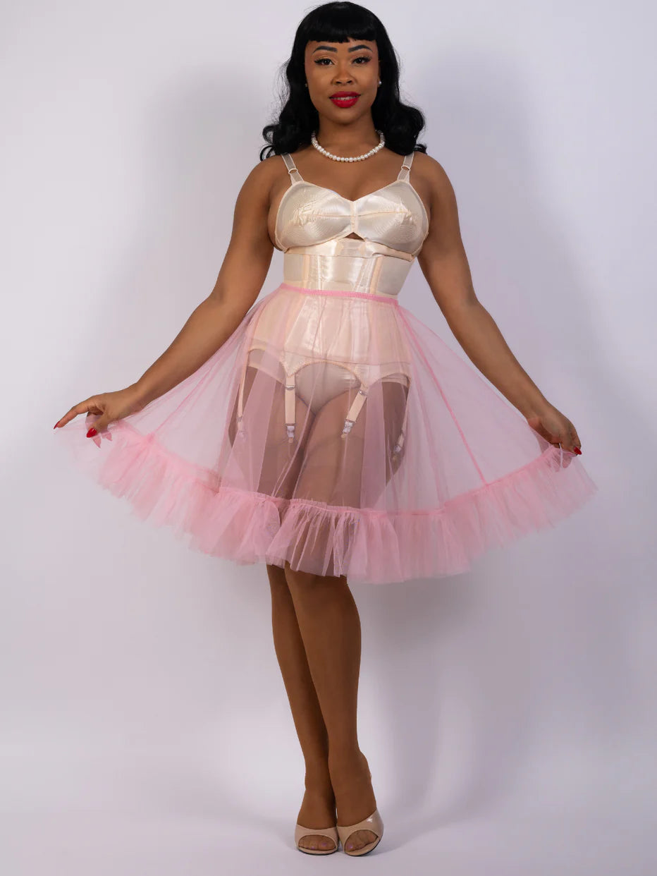 Pink Frilly Petticoat By What Katie Did