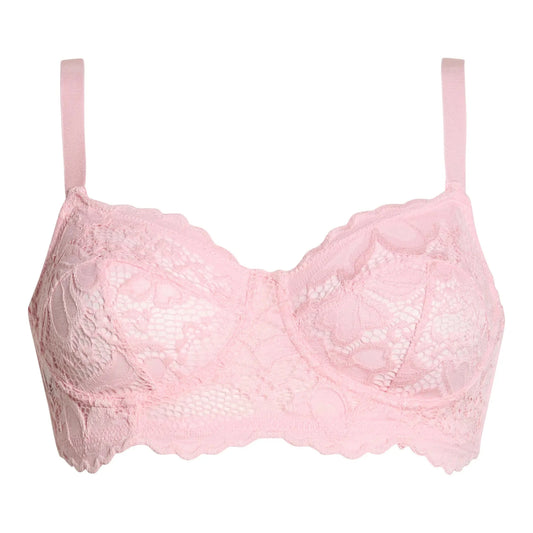 Pink Lace Underwire Bra By Kilo Brava  - S-XXXL