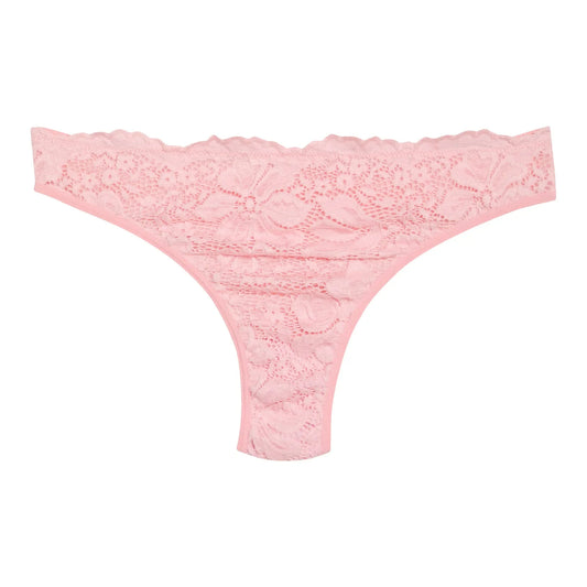 Pink Lace Thong By Kilo Brava  - S-XXXL