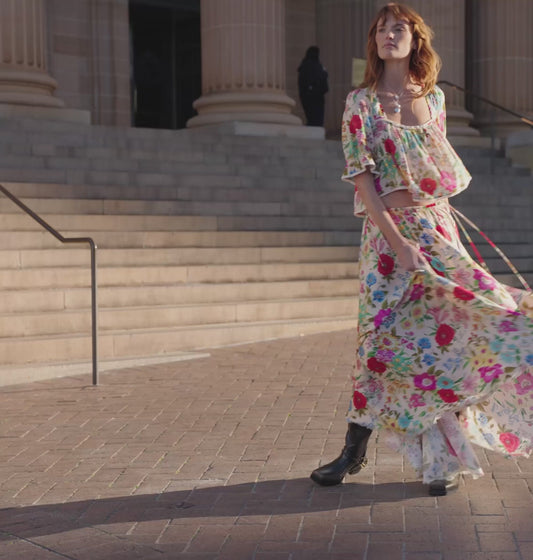 Valley of the Dolls Skirt by Spell in "Vegan Silk" - XS-3X (+)